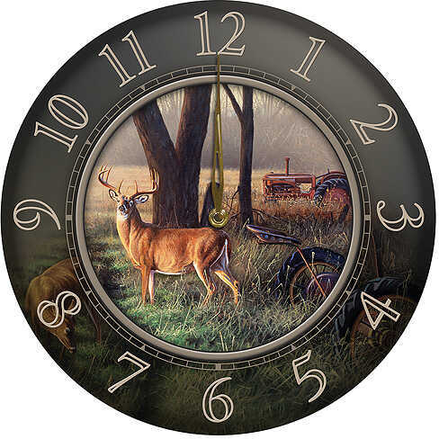 Reflective Art 12In Wall Clock - End Of The Harvest 12"