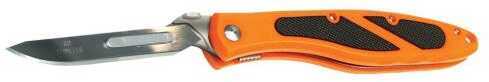 Havalon Xtc-60aedge Piranta-edge Field Knife 2.75" Stainless Steel Replaceable Plastic Orange