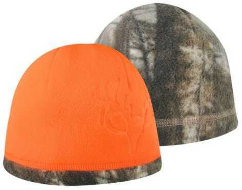 Hot Shot Fleece Beanie Blaze Orange/Rtxt Camo 1-Size Model: 14-032C-BLZ