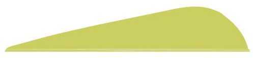 Q2i Duravane-II Vanes Neon Yellow 3 in. 100 pk. Model: Q2i11046