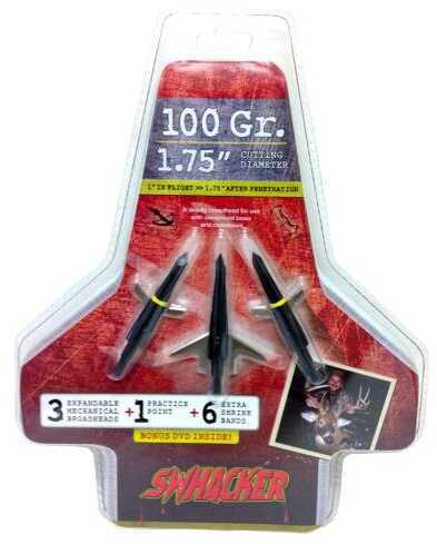 Swhacker 2 Blade Broadhead 100 gr. 1.75 in. 3 pk. Model: SWH00201