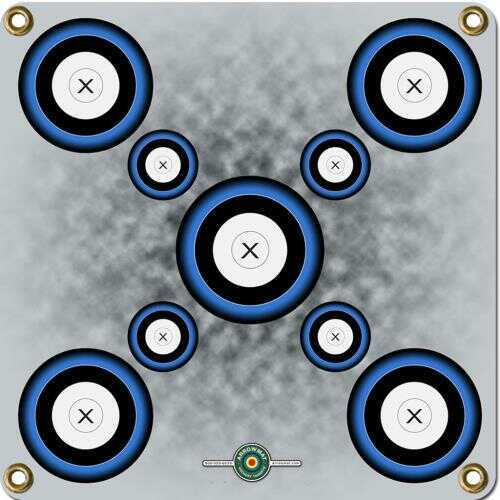 Arrowmat Foam Target Face Blue 9 Spot 17x17 in. Model: AM9B17