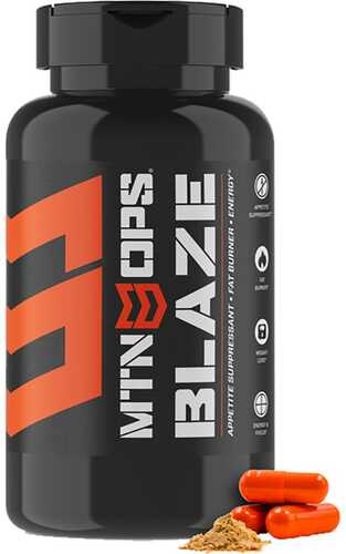 MTN OPS Blaze Capsules Energy/Fat Burner/Appetite Suppresent 30 ct.