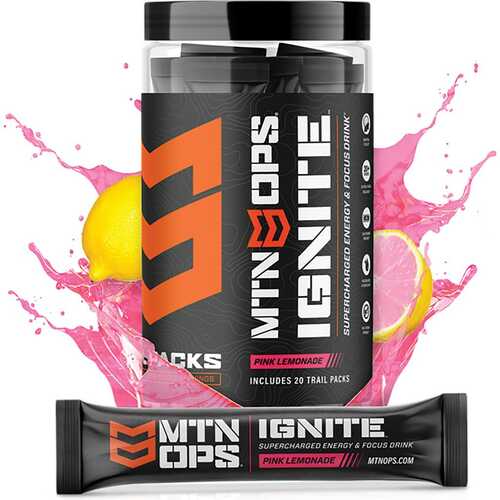 MTN OPS Ignite Pink Lemonade Trail Packs 20 ct.