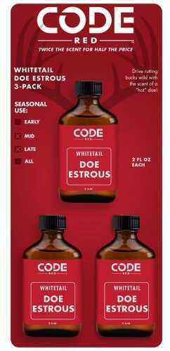 Code Red Doe Estrous 2 oz. 3 pk. Model: OA1325