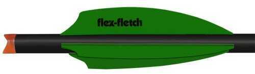 Flex Fletch Silent Knight 300 Flo Green 3 in. 36 pk. Model: SK-300-FG