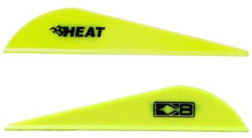 Bohning Heat Vanes Neon Yellow 36 pk. Model: 101036NY