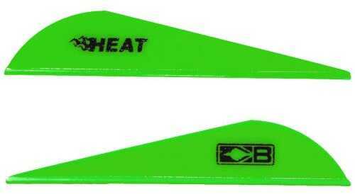 Bohning Heat Vanes Neon Green 36 pk. Model: 101036NG