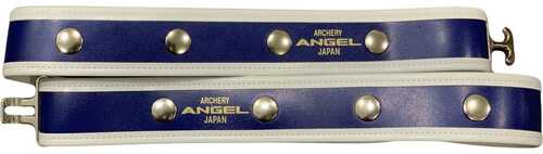 Angel Quiver Belt Blue with White Trim Long Model: AB-BL-LG