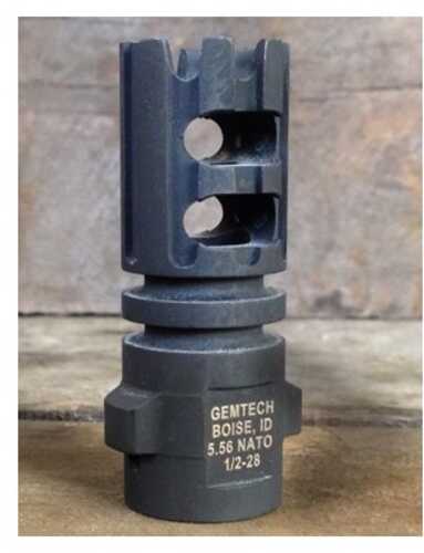 Gemtech QUICKMOUNT 5.56MM CC Mb 1/2-28 12152|Carbon Cutting MZZLE BRK