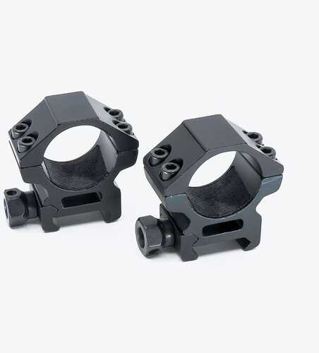 Riton Optics Scope Ring Set Picatinny/Weaver High 1" Diameter 18mm Matte Black