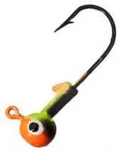 Lucky Strike Tri-Color Jighead 1/16Oz 10Pk Chartreuse/Black/Orange Md#: TCH16Pb-50-10