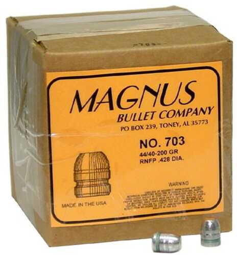 Magnus 44-40 Caliber .428 Diameter 200 Grain Round Nose Flat Point Cowboy 500 Count