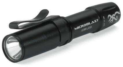 Browning 3712114 Microblast White LED 72 Lumens AAA (1) Battery Black Aluminum Body