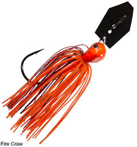 Chatterbait Jack Hammer 1/2oz Fire Craw Model: Cbjh12-14