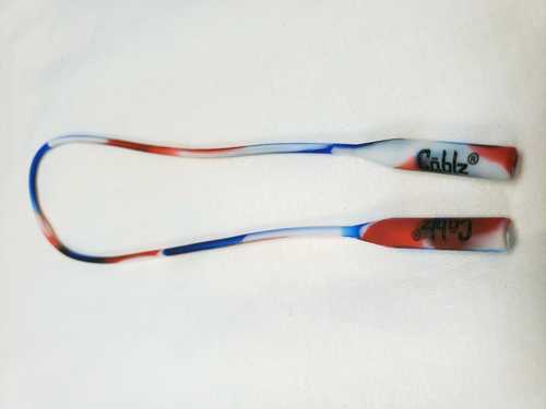 Cablz Silicone Sunglass Retain 16 in Red White Blue Model: SiliconeRWB