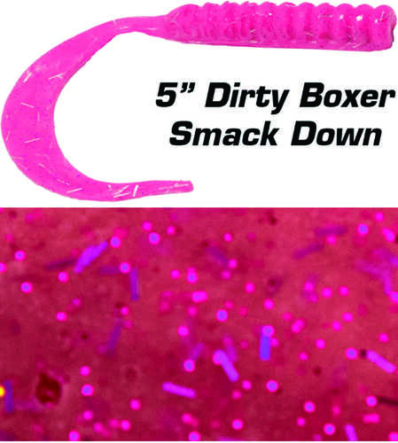 Dirty Boxer Curltail 5in 12pk Smack Model: 522