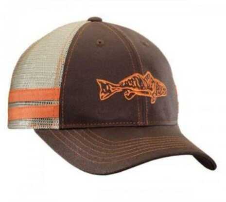 Flying Fisherman Trucker Hat Redfish Chocolate/Khaki Model: H1730