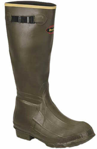 Lacrosse Burly Rubber Boots OD-Green 18In Foam Insulated