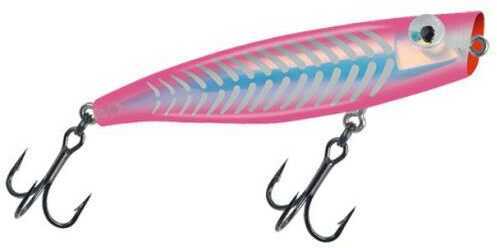 L&S Mirrolure C Eye Popper Mul 3 5/8In 1/2Oz Hot Pink Bk&Bel/ Model: C36MRHPSB