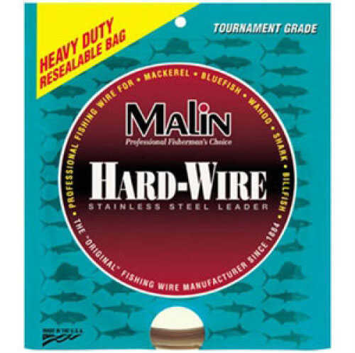 Malin Single Strand SS Leader Coffee 42ft Coil .014Dia 43Lb