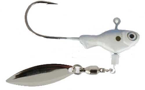 Sworming Hornet Fish Head Spin Weedless 3/8Oz 1Pk Prl White