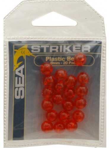 Sea Striker Plastic Bead Red 6mm 36Pk