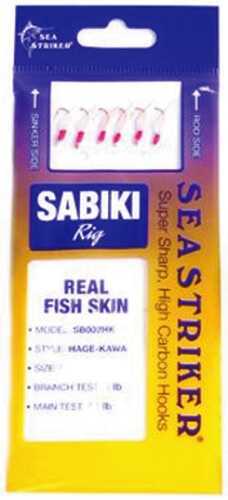 Sea Striker Deluxe Sabiki Rig Hage-Kawa Red Bead Size 4(Size 16)