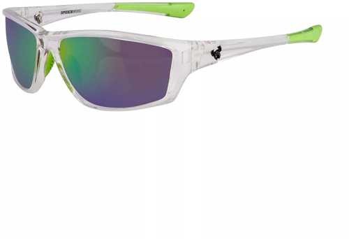 Spiderwire Sunglasses Gloss Clear Model: SPW008 CLRCOPGRN