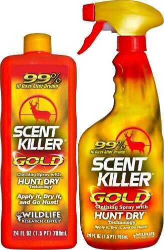 Wildlife Research Scent Killer Gold 24 Oz/24 Oz Combo