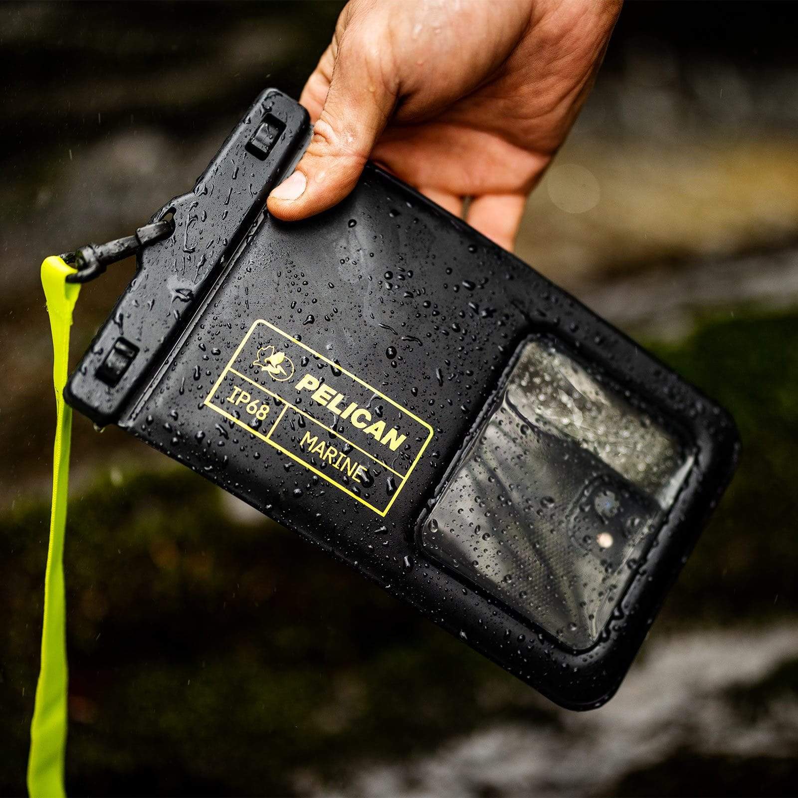 Pelican Marine Waterproof Floating Pouch in Night Vision Black