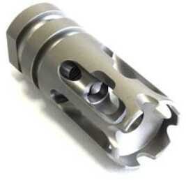 2A Armament T3 Compensator 6AL-4V Titanium Bead Blasted 1/2 X 28 TPI 223 Rem 5.56 NATO 2.115" 2A-TICOMP-T3