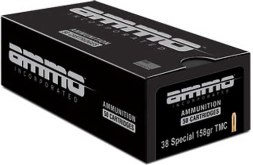 Ammo Inc Signature 38 Special 158 Grain Total Metal Coating 50 Rounds Box 38158TMC-A50