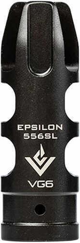 Aero Precision VG6 Epsilon 556SL Muzzle Brake AR-15 Compatible 1/2x28 Right Hand 17-4PH Stainless Blk Nitride Finish