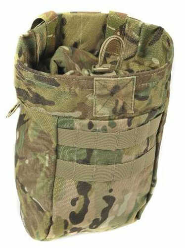 Edgar Sherman Design Sap Bucket Dump Pouch 500 Denier Cordura Nylon  molle Compatible Matte Finish Wolf Gray Esd-sap-wg