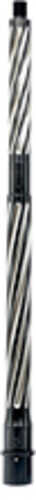 F-1 Firearms BRL 16 223 Wylde 16" Spiral Fluted Barrel 1:8 Twist 1/2X28 Mid-length Nitride Finish Silver and Black BRL-1