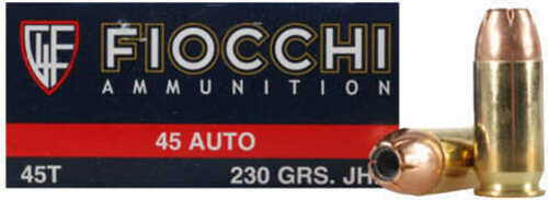 FIOCCHI 45 AUTO 230GR JHP 50/BX