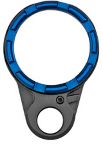 Fortis Manufacturing Inc. Light Weight K2 Castle Nut and End Plate Black and Blue Anodized Finish