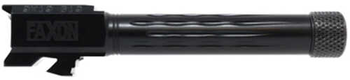 Faxon Firearms Match Series 1:10 Twist Barrel 4.5" 9mm For Glock 19 Gen 2-5/19x/45 Threaded 1/2x28 Nitride Finish Black