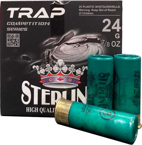 Sterling Competition Series 12 Gauge 2.75" #8 Shot 7/8 oz. Shot Shell 25 Round Box