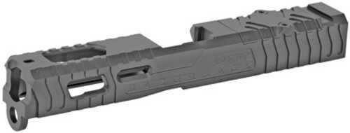 LanTac USA LLC Razorback Stripped Slide Fits Gen 1-3 Glock 19 RMR Cut with Plate DLC Finish Black 01-GSS-GEN13-G19-LT