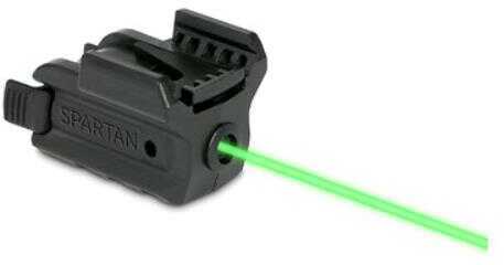 LaserMax Spartan Green Fits Picatinny Black Finish Adjustable with Battery SPS-G