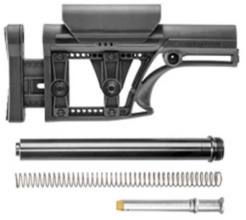 Luth-AR MBA-1 Stock With Buffer Assembly A2 Extension Tube Standard .223 Spring Black Adjustable Cheek Pie