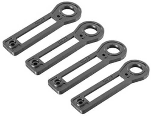 Luth-AR Extended Butt Plate Spacers (4-Pack) Black Fits MBA-1 & MBA-3 Works With Assembly and 3-Axis