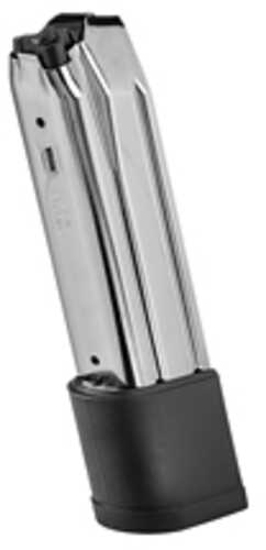 Fn America Magazine 10mm 22 Rounds Fits Fn 510 Nickel Coated Steel Silver With Black Base 20-100732