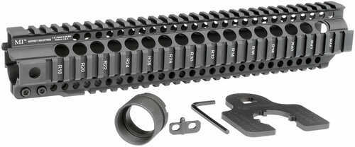 Midwest Industries AR-15 Combat Rail T-Series 12.625" One Piece Free Float Hand Guard 6061 Aluminum Hard Coat