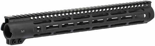 Midwest Industries Slim Line Handguard 15" Length MLOK Aluminum Black Anodized Finish Fits AR Rifles Includes 5-Slot Pol