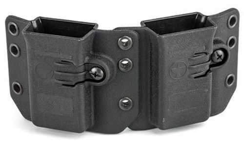 Raven Concealment Systems Copia Double Pistol Magazine Carrier Fits Stack 9/40 Magazines Black Finish Ambidextrou