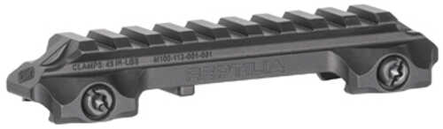 Reptilia Rmu Mount/riser .625" Height 9 Slot Fits 1913 Picatinny Rail Anodized Finish Black 100-270