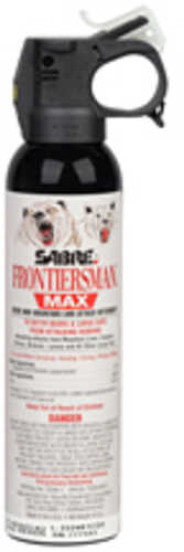 Sabre Frontiersman Max Bear And Mountain Lion Spray 9.2 Ounces Black Glow In The Dark Safety Fbadx-06